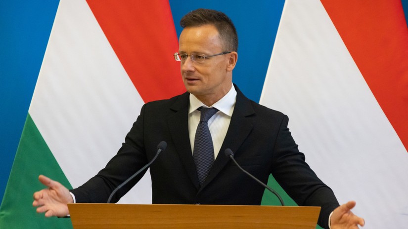 Ngoại trưởng Hungary Peter Szijjarto. Ảnh: Global Look Press