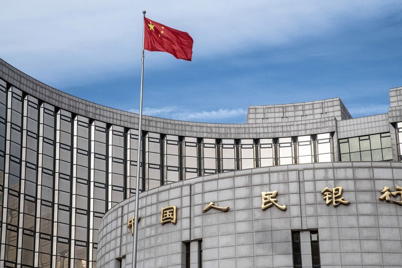 Trụ sở Ngân hàng Nhân dân Trung Quốc (PBOC) tại Bắc Kinh. Ảnh: Bloomberg