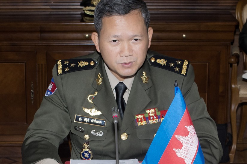 Tướng Hun Manet, con trai cả của Thủ tướng Hun Sen. Ảnh: Bangkok Post