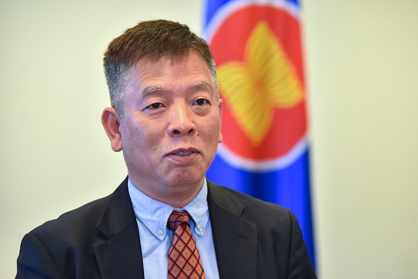 Đại sứ Vũ Hồ, Quyền Trưởng SOM ASEAN Việt Nam. Ảnh: BNG