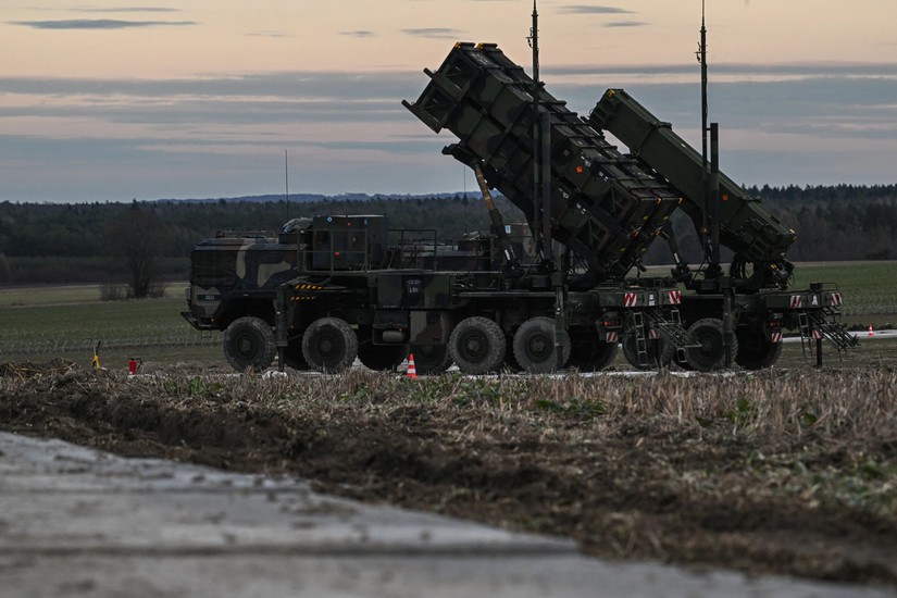 Bệ phóng tổ hợp phòng thủ tên lửa Patriot. Ảnh: Getty Images