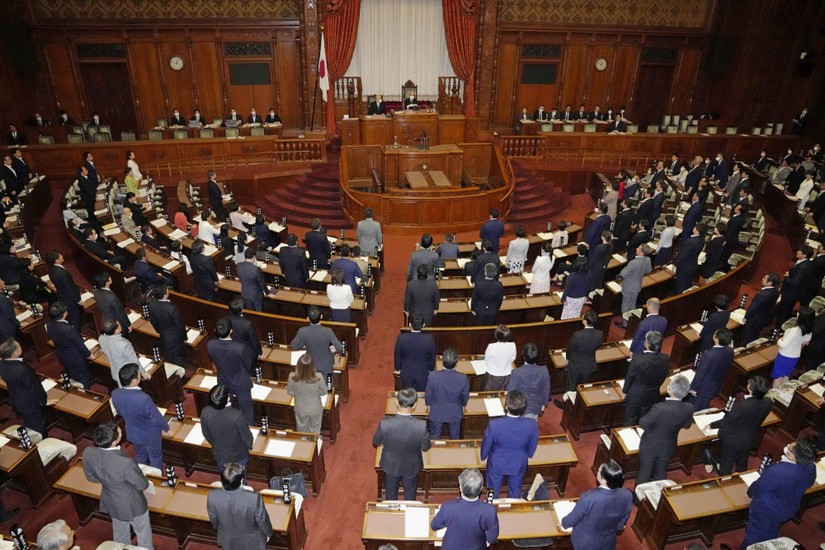 Quốc hội Nhật Bản thông qua dự thảo luật nhập cư và tị nạn sửa đổi. Ảnh: Kyodo