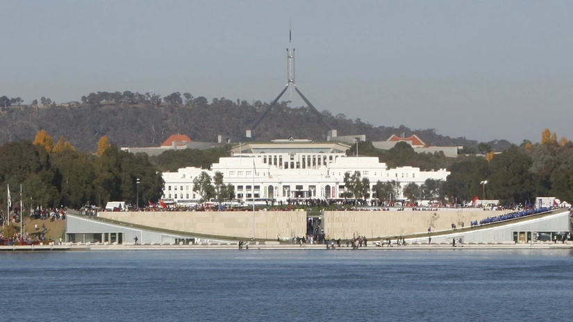 Tòa nhà Quốc hội Australia. Ảnh: AP
