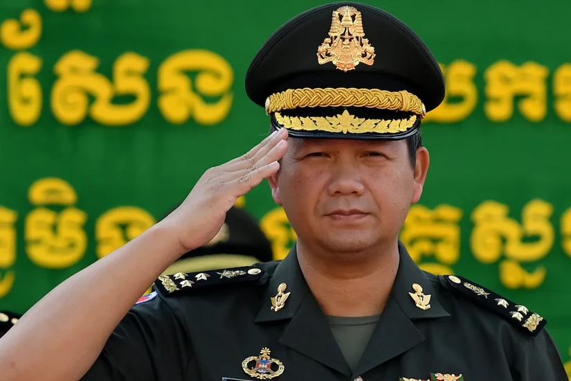 Tướng Hun Manet, tháng 6/2020. Ảnh: AFP