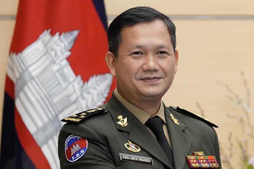 Đại tướng Hun Manet. Ảnh: AFP