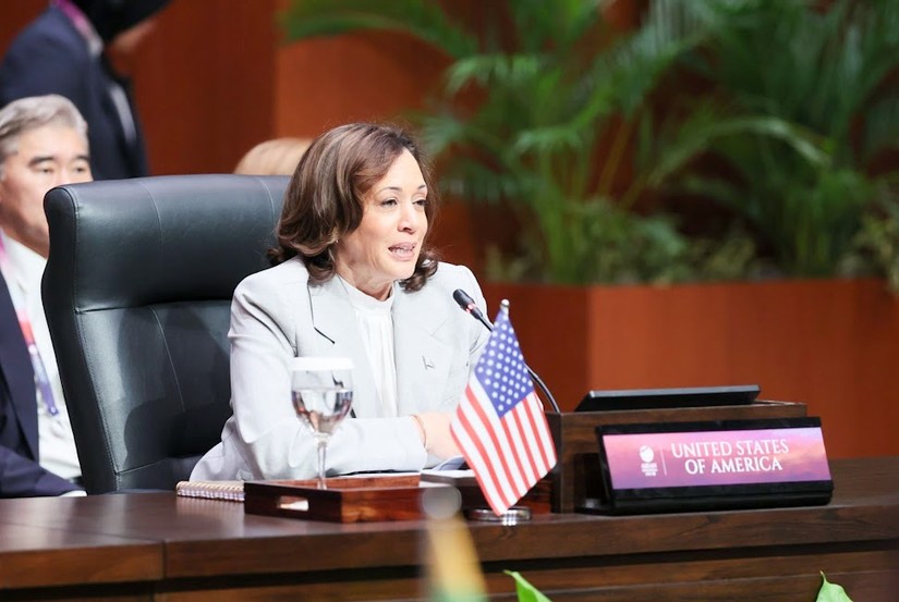 Phó Tổng thống Mỹ Kamala Harris tại Hội nghị cấp cao ASEAN - Mỹ. Ảnh: VGP 