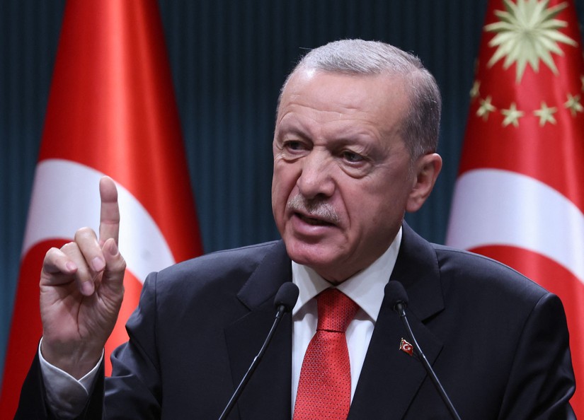 Tổng thống Thổ Nhĩ Kỳ Tayyip Erdogan. Ảnh: Bloomberg