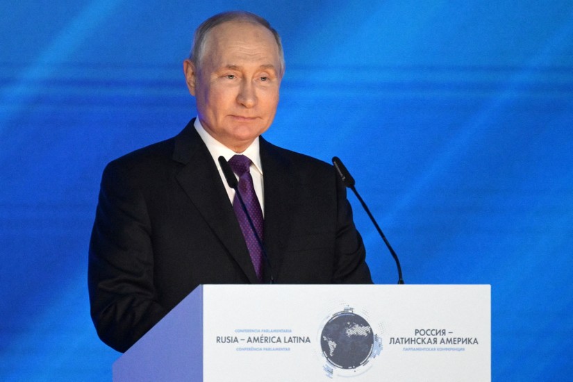 Tổng thống Nga Vladimir Putin, ngày 29/9. Ảnh: Sputnik