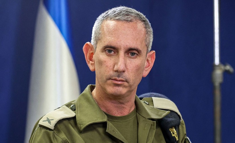 Người phát ngôn Lực lượng Phòng vệ Israel (IDF) Daniel Hagari. Ảnh: AFP