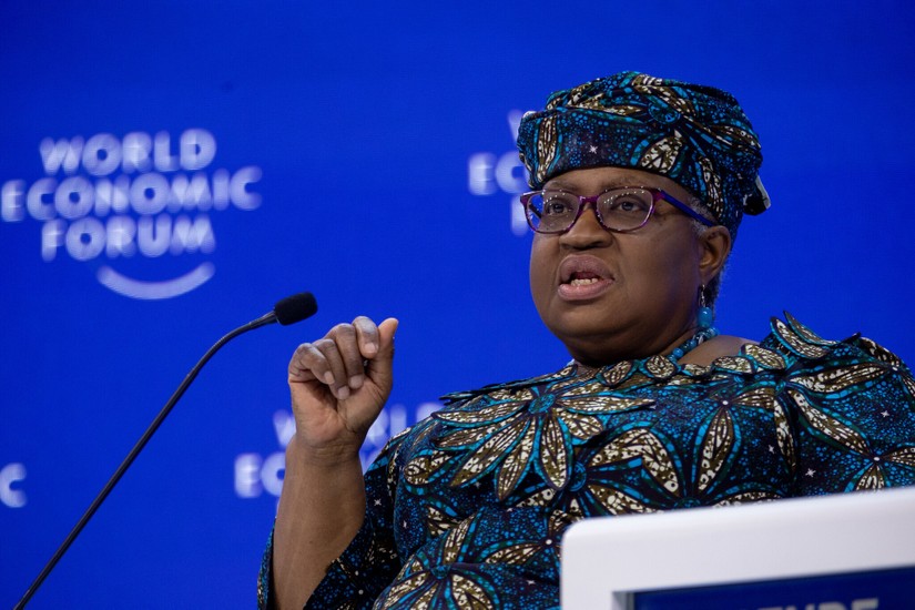 Bà Ngozi Okonjo-Iweala – Tổng Giám đốc Tổ chức Thương mại Thế giới (WTO) phát biểu tại Hội nghị WEF Davos 2024. Ảnh: WEF