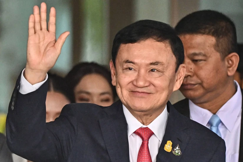 Cựu Thủ tướng Thái Lan Thaksin Shinawatra, tháng 8/2023. Ảnh: AFP