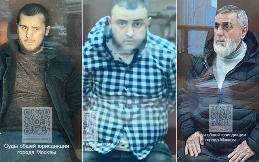3 nghi phạm mới nhất trong vụ khủng bố (từ trái sang phải): Dilovar Islomov, Aminchon Islomov và Isroil Islomov. Ảnh: RT