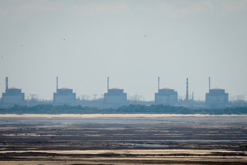 Quang cảnh nhà máy điện hạt nhân Zaporizhzhia, tháng 6/2023. Ảnh: Reuters