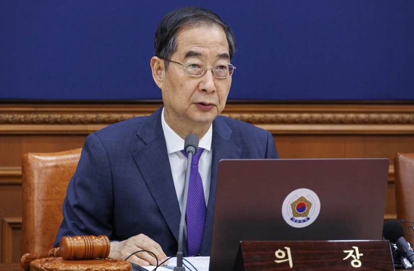 Thủ tướng Hàn Quốc Han Duck-soo. Ảnh: Yonhap