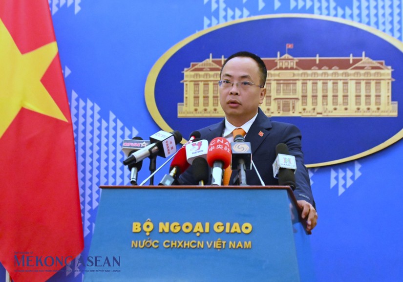 Phó phát ngôn Bộ Ngoại giao Đoàn Khắc Việt. Ảnh: Đỗ Thảo - Mekong ASEAN