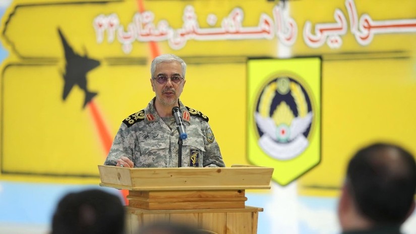 Tham mưu trưởng Lực lượng Vũ trang Iran Sardar Bagheri. Ảnh: Văn phòng Quân đội Iran