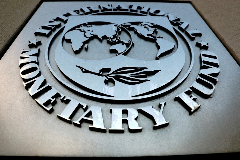 Logo Quỹ Tiền tệ Quốc tế (IMF). Ảnh: Reuters