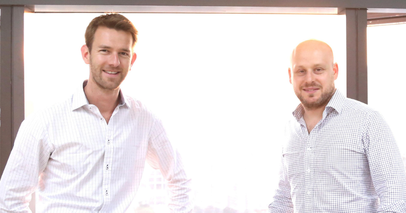 Ông Ed Holroyd Pearce và Daniel Nivern, 2 nhà sáng lập Virtual Internships. Ảnh: Theo Virtual Internships. 