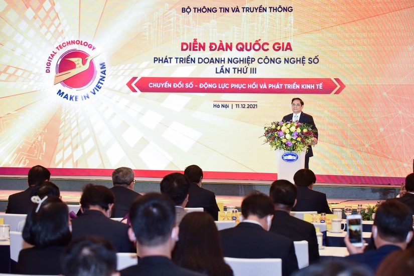Tại Diễn đàn Quốc gia về Phát triển doanh nghiệp công nghệ số Việt Nam lần thứ III năm 2021