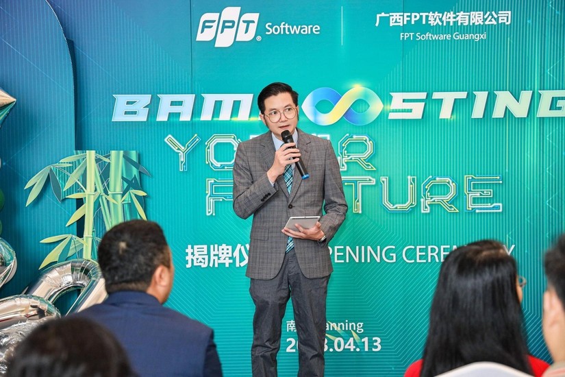 Lễ khai trương trung tâm phát triển phần mềm của FPT tại Nam Ninh, Trung Quốc. Ảnh: FPT.