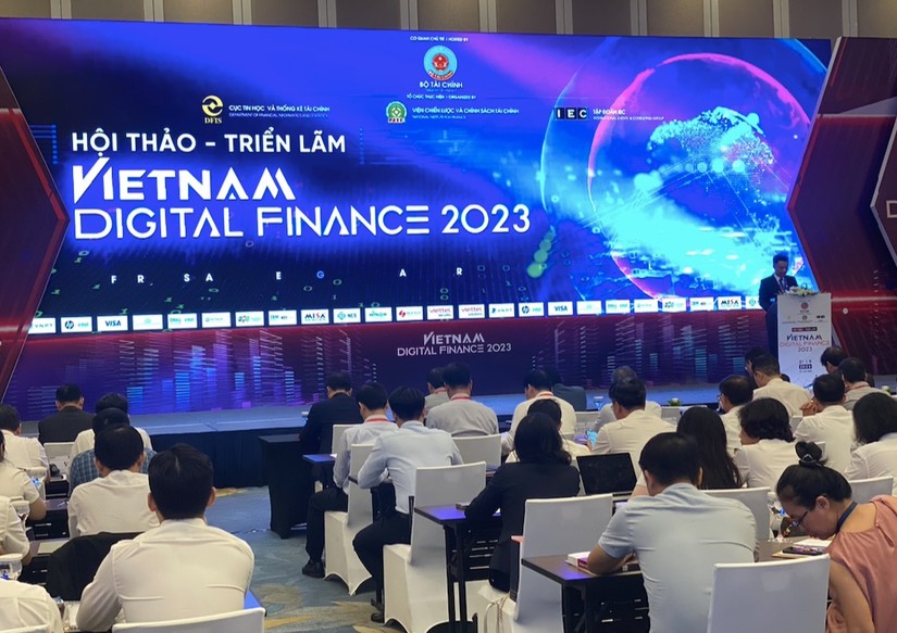 Hội thảo về tài chính số trong quản lý Ngân sách Nhà nước 2023 (Vietnam Digital Finance 2023). Ảnh: Hà Anh.