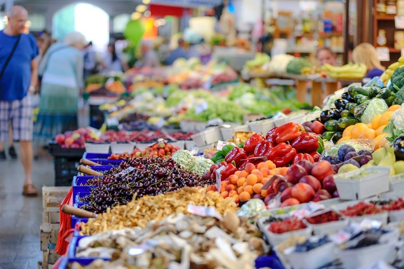 Hàng hóa trong một siêu thị tại Mỹ, thị trường quan trọng nhất của Việt Nam tại châu Mỹ.