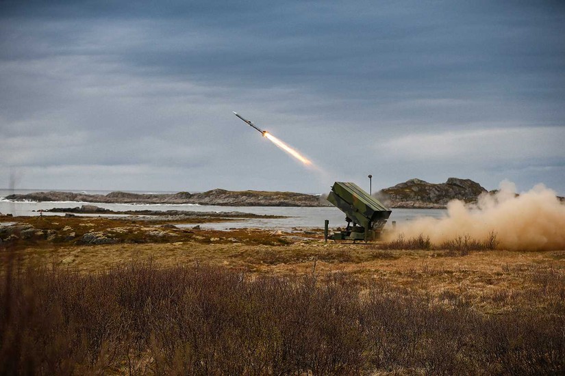 Hệ thống tên lửa phòng không NASAMS do Mỹ sắp viện trợ cho Ukraine.
