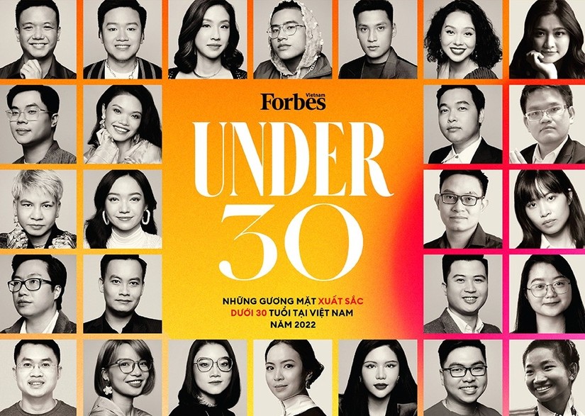 26/30 gương mặt trong danh sách Forbes Under 30 Việt Nam năm 2022. Ảnh: Forbes Việt Nam