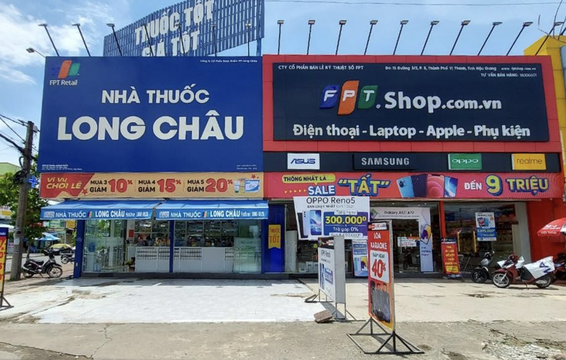 Long Châu và FPT Shop là 2 chuỗi bán lẻ chủ chốt của FPT Retail.