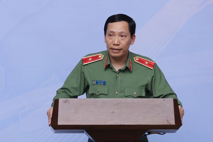 Thiếu tướng Lê Văn Tuyến - Thứ trưởng Bộ Công an. Ảnh: VGP