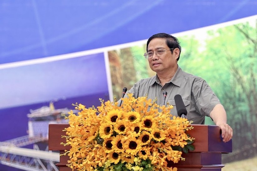 Thủ tướng Phạm Minh Chính phát biểu khai mạc Hội nghị. Ảnh: VGP