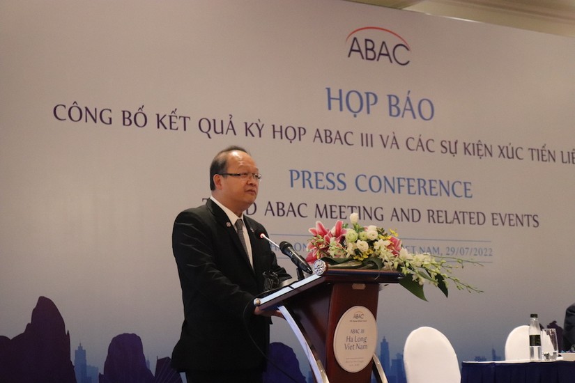 Ông Kriengkrai Thiennukul – Chủ tịch ABAC 2022 phát biểu về kết quả ABAC III.