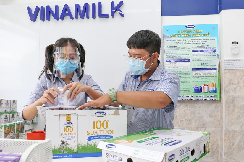 Vinamilk vẫn duy trì vị thế dẫn đầu ngành sữa nội địa.