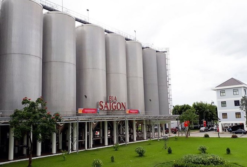 Nhà máy sản xuất bia của Sabeco.