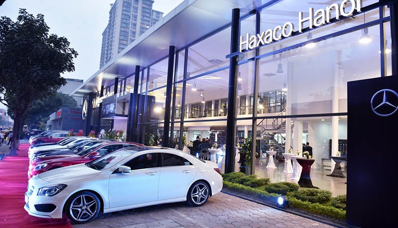 Haxaco là nhà phân phối ủy quyền đầu tiên của Mercedes-Benz tại Việt Nam.