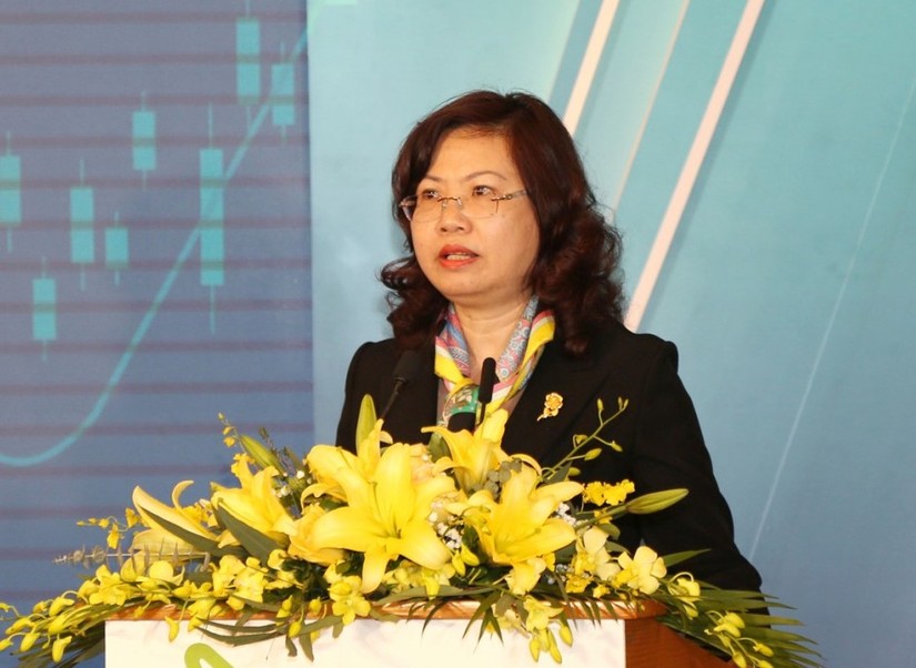 Bà Vũ Thị Chân Phương được bổ nhiệm giữ chức Chủ tịch UBCKNN từ tháng 1/2023.