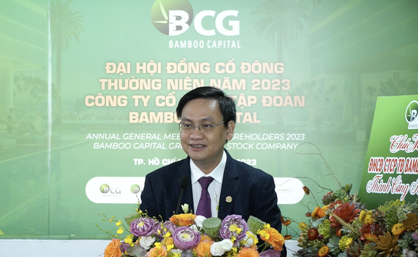 Ông Nguyễn Hồ Nam - Chủ tịch HĐQT BCG tại ĐHĐCĐ thường niên năm 2023.