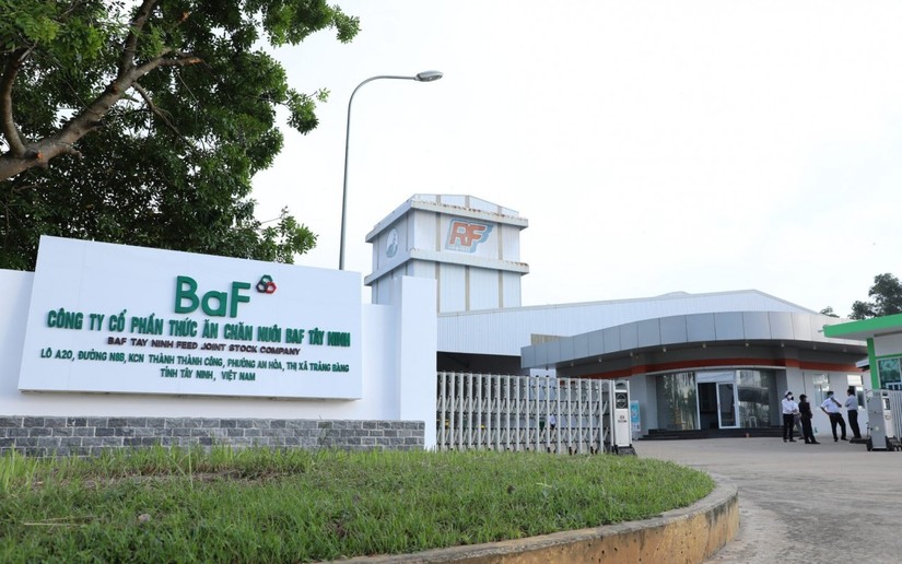 Nhà máy sản xuất thức ăn chăn nuôi của BAF.