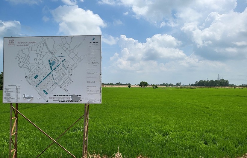 Khu dân cư Sao Mai của Tập đoàn Sao Mai mới được UBND tỉnh An Giang chỉ đạo tháo gỡ vướng mắc liên quan đến tiền sử dụng đất.
