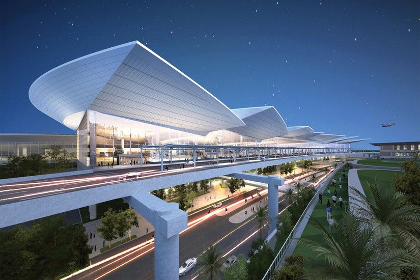 Thiết kế nhà ga hành khách sân bay Long Thành.