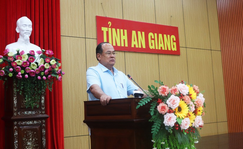 Chủ tịch UBND tỉnh An Giang Nguyễn Thanh Bình. Ảnh: CTTĐT An Giang