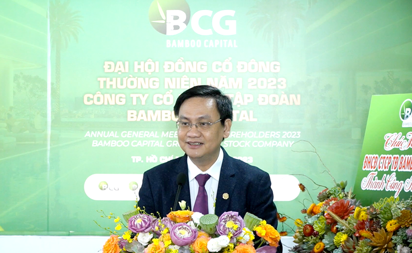 Ông Nguyễn Hồ Nam - Chủ tịch HĐQT BCG tại ĐHĐCĐ thường niên 2023.