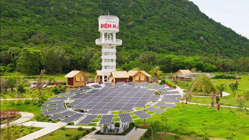 Nhà máy điện mặt trời An Hảo do Tập đoàn Sao Mai làm chủ đầu tư.