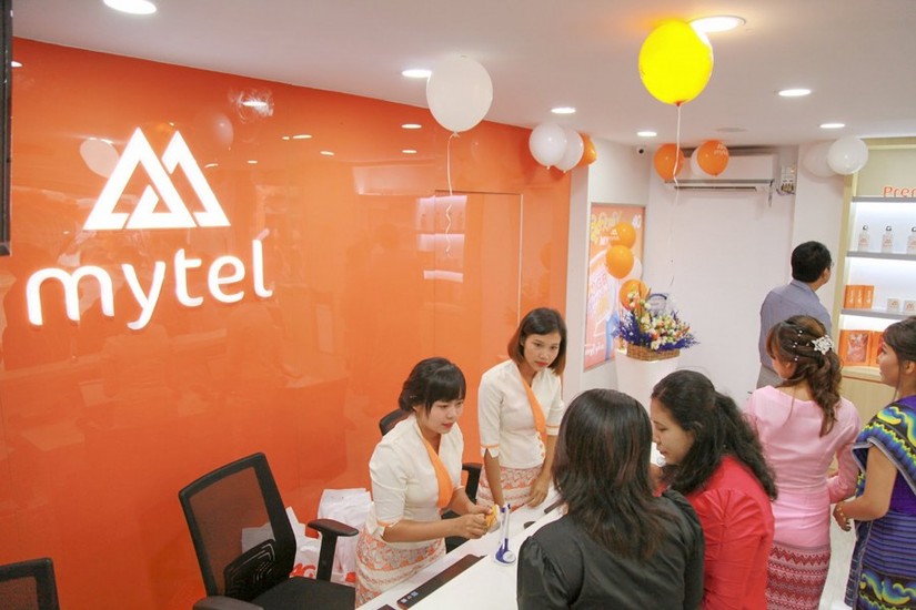 Cửa hàng Mytel của Viettel Global tại Myanmar.