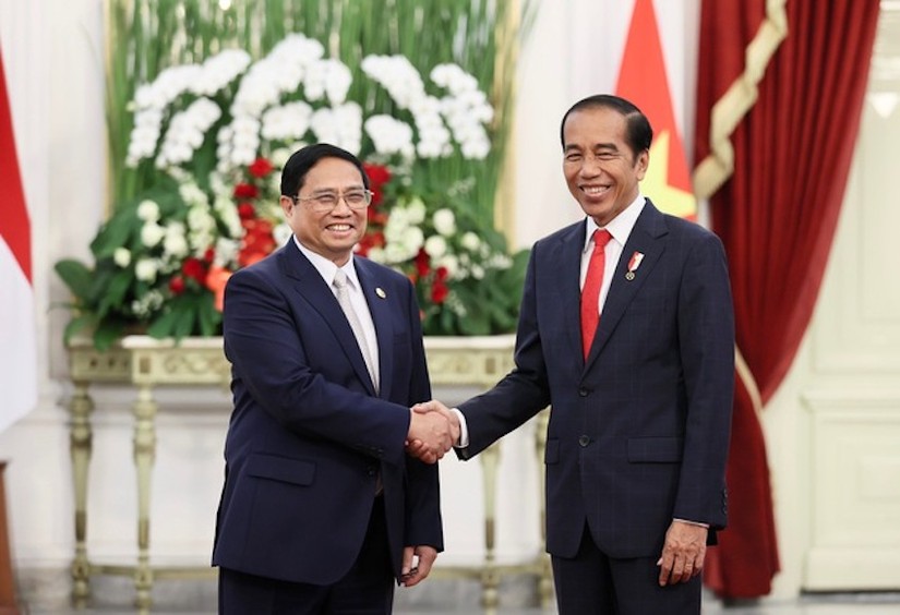 Thủ tướng Phạm Minh Chính hội kiến Tổng thống Indonesia Joko Widodo.