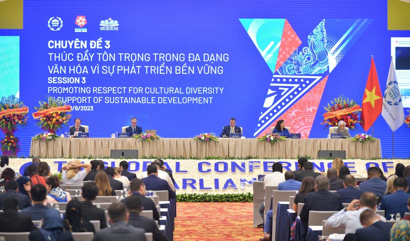 Phiên thảo luận chuyên đề 3 trong khuôn khổ Hội nghị nghị sĩ trẻ Việt Nam. Ảnh: CTTĐT Quốc hội