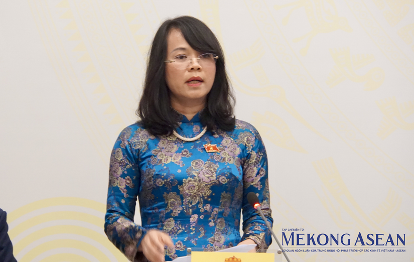 Bà Phạm Thị Hồng Yến - Ủy viên Thường trực Ủy ban Kinh tế. Ảnh: Đinh Nhung - Mekong ASEAN