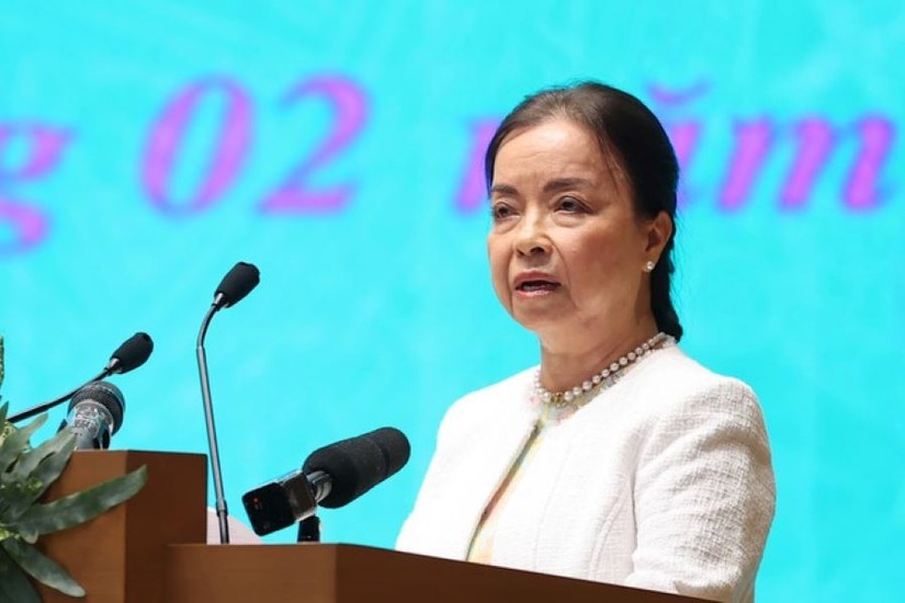 Bà Nguyễn Thị Mai Thanh - Chủ tịch REE phát biểu tại sự kiện
