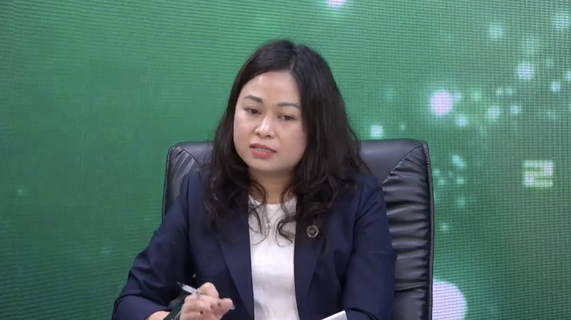 Bà Phạm Thị Thùy Linh - Phó Vụ trưởng Vụ Phát triển thị trường UBCKNN.