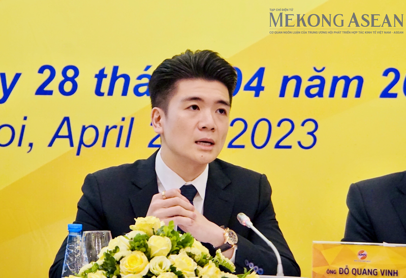 Ông Đỗ Quang Vinh - Chủ tịch HĐQT SHS tại ĐHĐCĐ thường niên năm 2023.